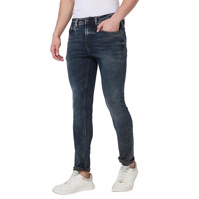 Spykar Low Rise Skinny Fit Blue Jeans for Men(Size32) - Rajputtrade