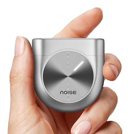 Noise Master Buds, Sound by Bose in-Ear Bluetooth Earbuds, Up to 49dB Adaptive ANC, LHDC 5.0, Immersive Spatial Audio, 44H Playtime with 6 mic ENC, Dual Pairing, IPX5 Ear Buds TWS (Silver)
