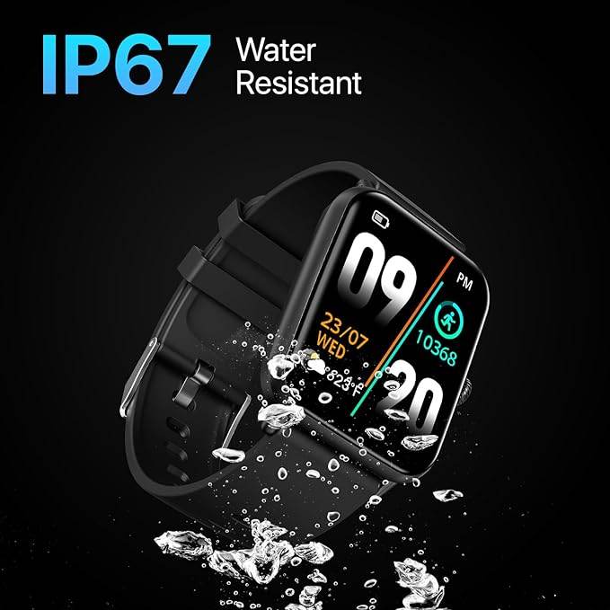 Fire-Boltt Ninja Call Pro Smart Watch Dual Chip Bluetooth Calling, 42.92mm (1.69 inch) HD Display (Black) - Rajputtrade