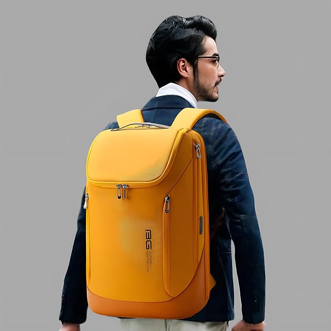 Red Lemon BANGE Captain 30L Business Smart Waterproof Backpack fit Upto 15.6 Inch Laptop Backpack with USB&Type-C Charging Port,Travel Durable Backpack for Men and Women - Rajputtrade