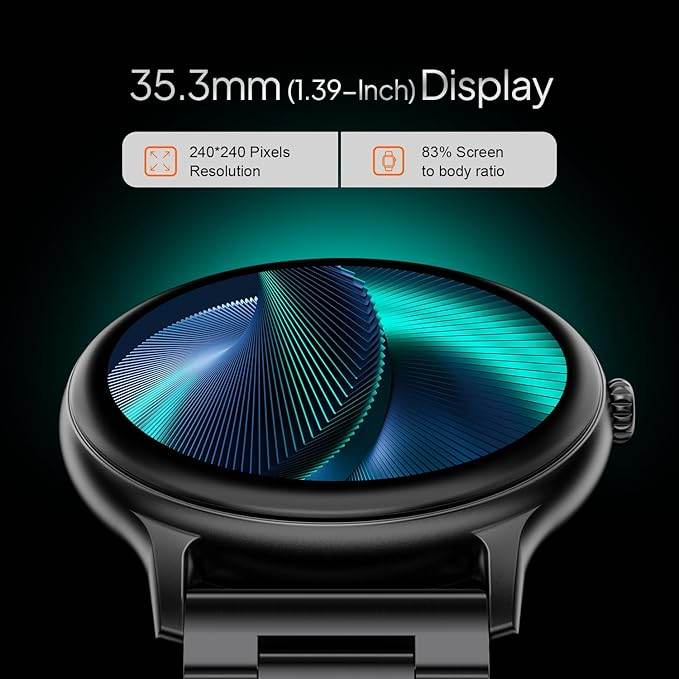 Fire-Boltt Newly Launched Phoenix Ultra Blaze Luxury Stainless Steel, Bluetooth Calling Smart Watch, SpO2 (Black) - Rajputtrade