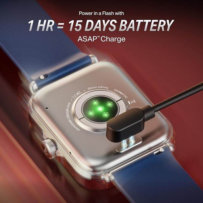 boAt New Launch Storm Infinity w/ 15 Days Extensive Battery Fueled by Huge 550mAh Battery, 1.83”(4.65cm) (Jade Gold) - Rajputtrade