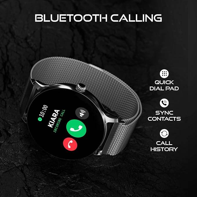 Fire-Boltt Phoenix Ultra Luxury Stainless Steel, Bluetooth Calling Smart Watch, SpO2, Heart Rate Monitoring (Silver) - Rajputtrade
