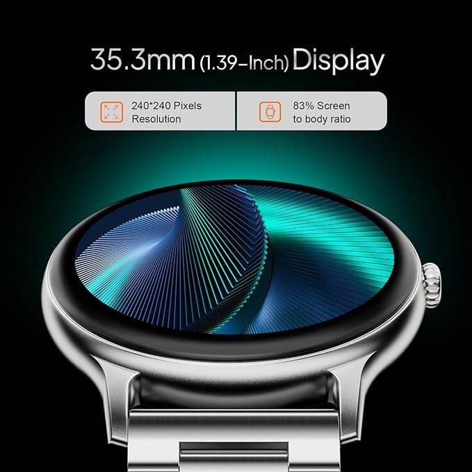 Fire-Boltt Newly Launched Phoenix Ultra Blaze Luxury Stainless Steel, Smart Watch , SpO2, Heart Rate Monitoring (Silver) - Rajputtrade