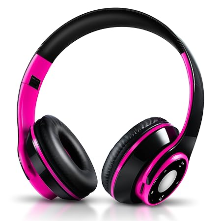 Bluetooth Headphones Over Ear, Wireless Headphones with 5 EQ Modes, 20 Hours Playtime (3 Color options)