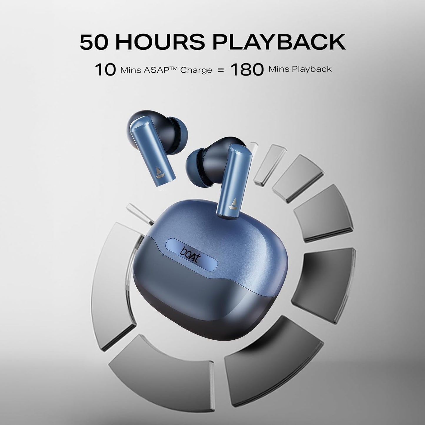 boAt Airdopes Prime 701 ANC (2025 Launch),46dB Hybrid ANC, 50Hr Battery, Real Spatial Audio, TWS Ear Buds Wireless Earphones with mic (3 Color Options)