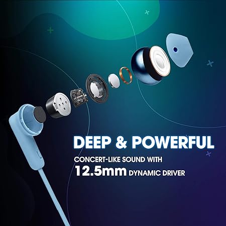JBL Tune 215BT, 16 Hrs Playtime with Quick Charge, in Ear Bluetooth Wireless Earphones with Mic, Neckband, Type C & Voice Assistant Support - Rajputtrade