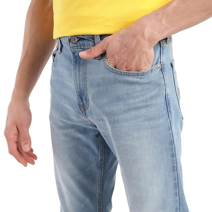Men's 512 Blue Slim Tapered Fit Jeans (Size 40) - Rajputtrade