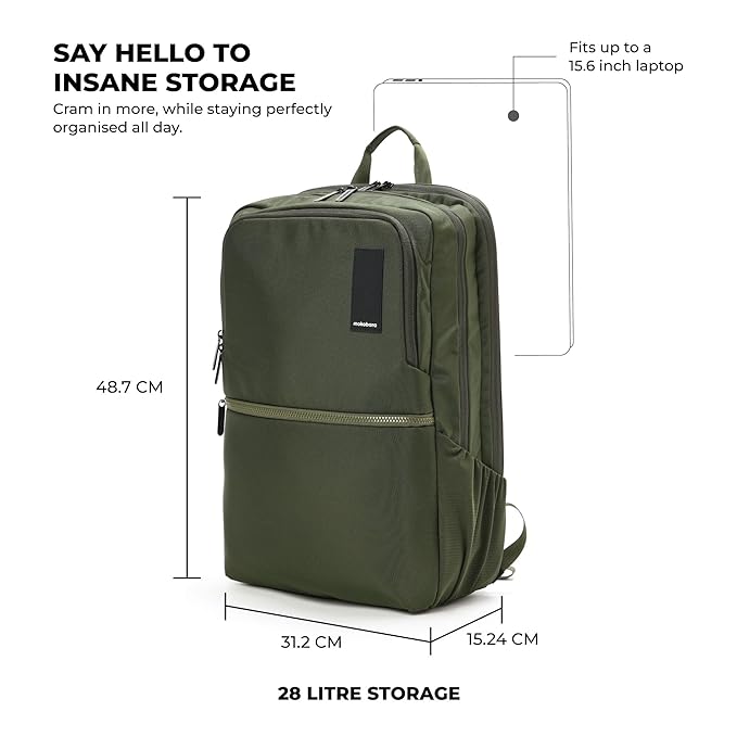 MOKOBARA The Kaleido Backpack, Water-Resistant 15.6" Laptop Bag with Luggage Sleeve for Work, Travel, and Daily Use - Suitable for Men and Women - Rajputtrade