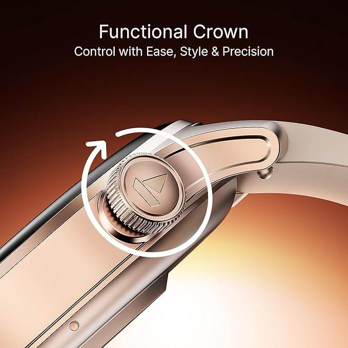 boAt New Launch Ultima Prime smartwatch with 1.43” AMOLED Display, Personalized Fitness Nudges (Rose Gold) - Rajputtrade