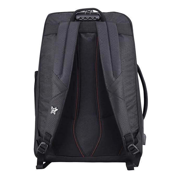 Arctic Fox Kobra Gaming Laptop Backpack | 27 Ltr Capacity|Water Resistant | Multipurpose Backpack |USB Cable holder Pocket|Rain Cover|Number Lock| Trolley sleeve|17" Unisex Laptop Backpack - Rajputtrade