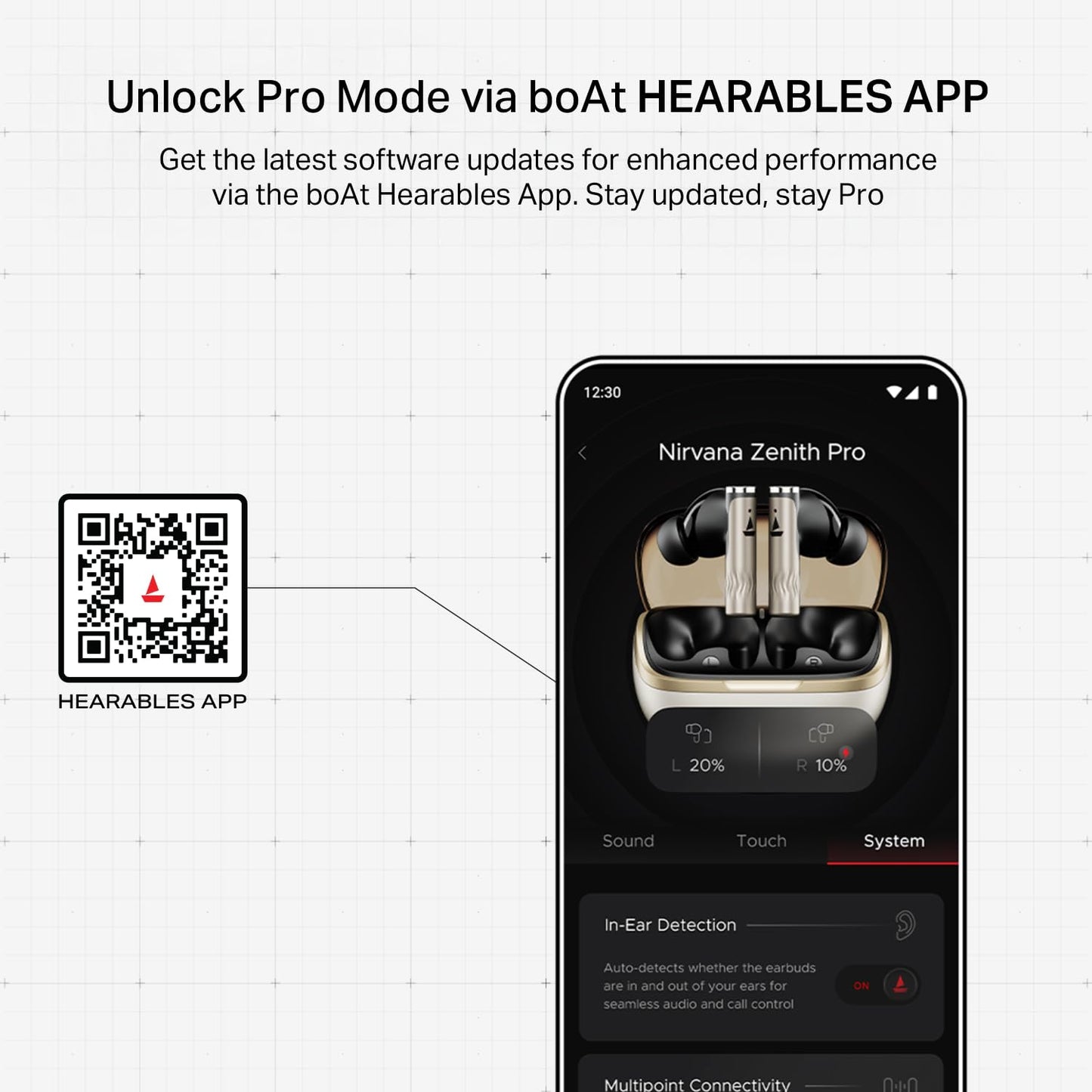 boAt Nirvana Zenith Pro (2025), 50dB Hybrid Adaptive ANC, Spatial Audio, Hi-Res Audio LDAC, 6Mics AI-ENx, 80 Hrs Battery, Bluetooth Earbuds, TWS Ear Buds Wireless Earphones with mic (3 Color Options)
