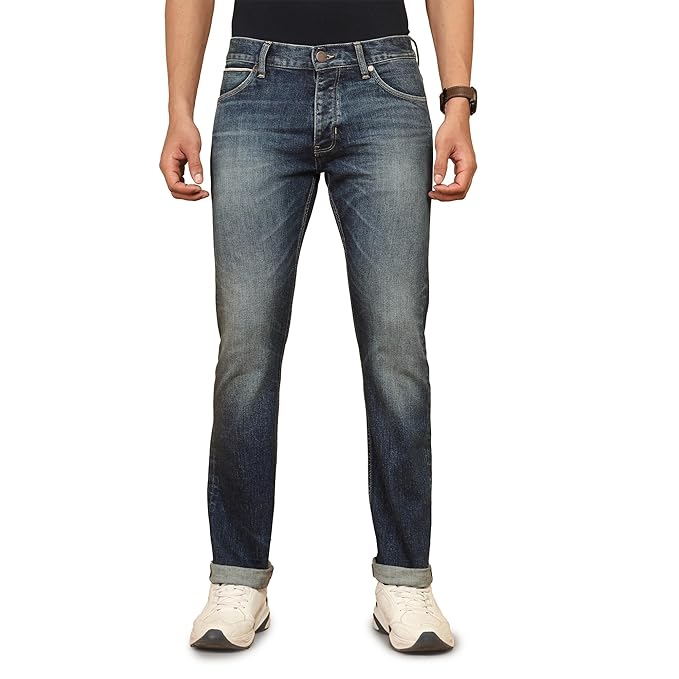 Wrangler Men's Millard Straight Fit Mid-Rise Jeans(Size 32) - Rajputtrade