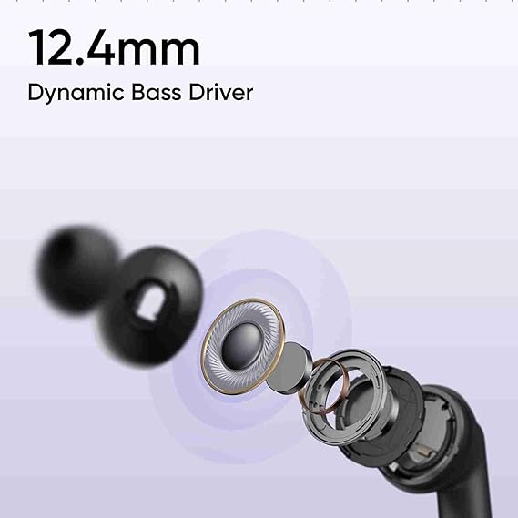 realme Buds T310 Truly Wireless in-Ear Earbuds with 46dB Hybrid ANC, Upto 40Hrs Battery and Fast Charging (White) - Rajputtrade