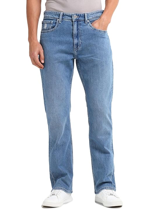 U.S. Polo Assn. Denim Co. Connor Bootcut Fit Blue Jeans - Rajputtrade