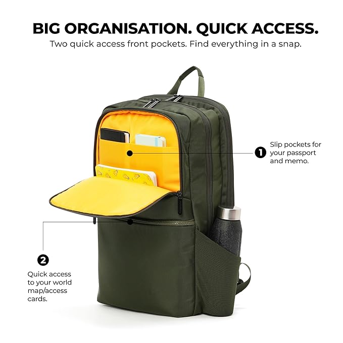 MOKOBARA The Kaleido Backpack, Water-Resistant 15.6" Laptop Bag with Luggage Sleeve for Work, Travel, and Daily Use - Suitable for Men and Women - Rajputtrade