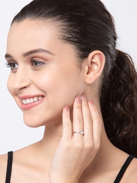 Pure Real 925 Sterling Silver Adjustable Ring Band | Multiple Design Options | Gift for Women and Girls - Rajputtrade