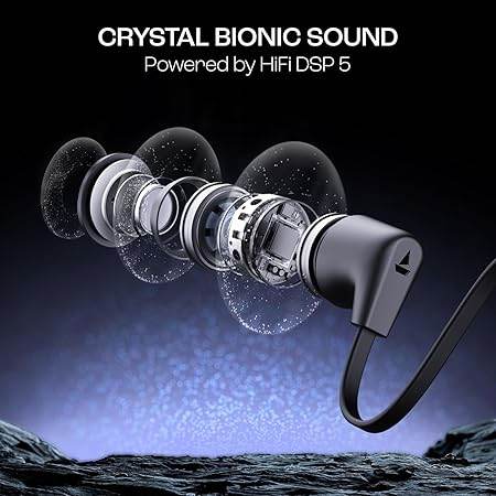 Boat Rockerz Trinity in Ear Earphones with 150H Playtime, ASAP™ Charge,IPX5,Dual Pairing - Rajputtrade