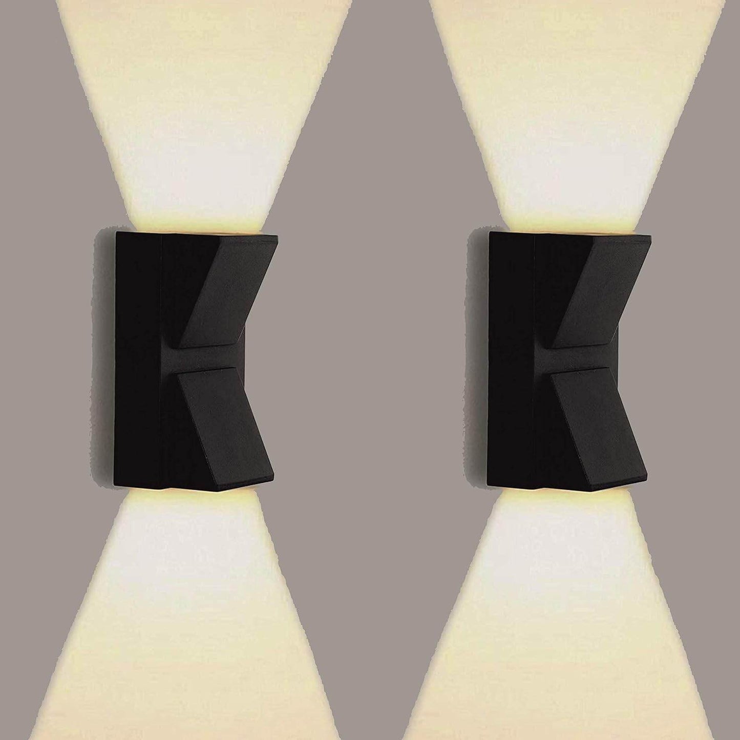 10W Waterproof Led Wall Light for Home Decoration – Up Down 2-Way LED Wall Lamp | IP65 Outdoor Fancy Wall Lights for Balcony,Gate,Elevation,Garden,Patio | Decorative Wall Mount Light - Rajputtrade