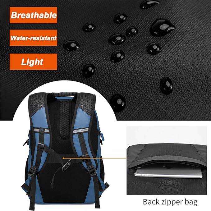 Arctic Hunter Backpack for Men Women 30L Office Casual 15.6-inch Laptop Bag Water-resistant Multi-pockets Sleek Smart College Backpack with USB Port YKK Zipper - Rajputtrade