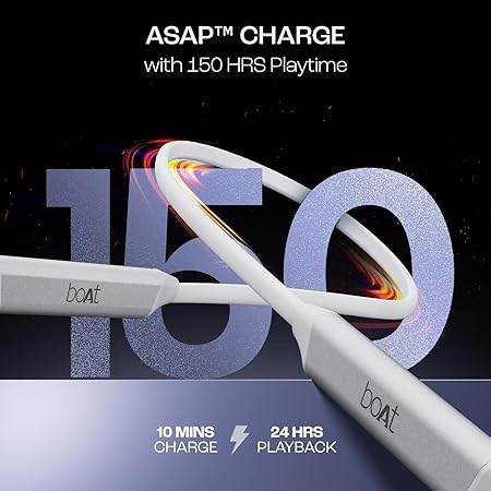 Boat Rockerz Trinity in Ear Earphones with 150H Playtime, ASAP™ Charge,IPX5,Dual Pairing - Rajputtrade