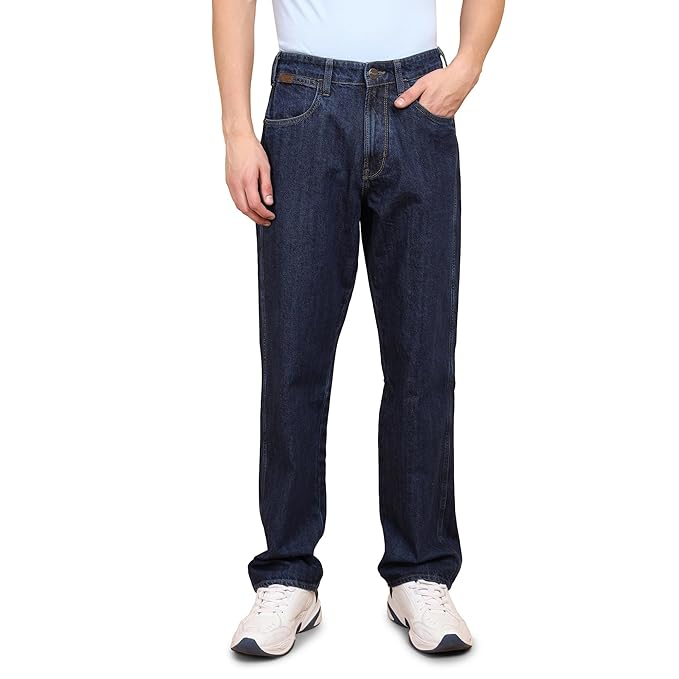 Wrangler Men's Comfort Fit Low-Rise Jeans - Rajputtrade