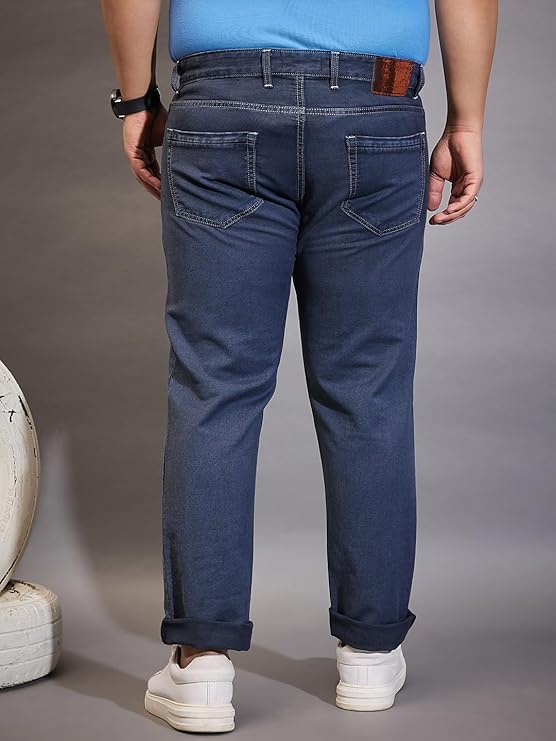 Men's Regular Fit Solid Jeans (Size 2XL) - Rajputtrade