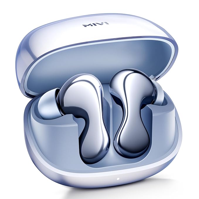 Mivi SuperPods Immersio , Dolby Audio, 3D Soundstage, 60H Playtime, AI ENC, Bluetooth TWS, BT v5.4 Earbuds - Rajputtrade