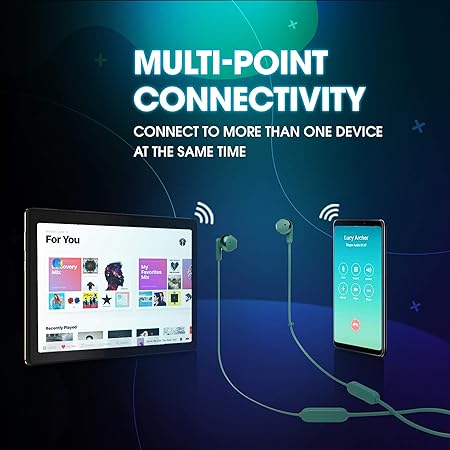 JBL Tune 215BT, 16 Hrs Playtime with Quick Charge, in Ear Bluetooth Wireless Earphones with Mic, Neckband, Type C & Voice Assistant Support - Rajputtrade
