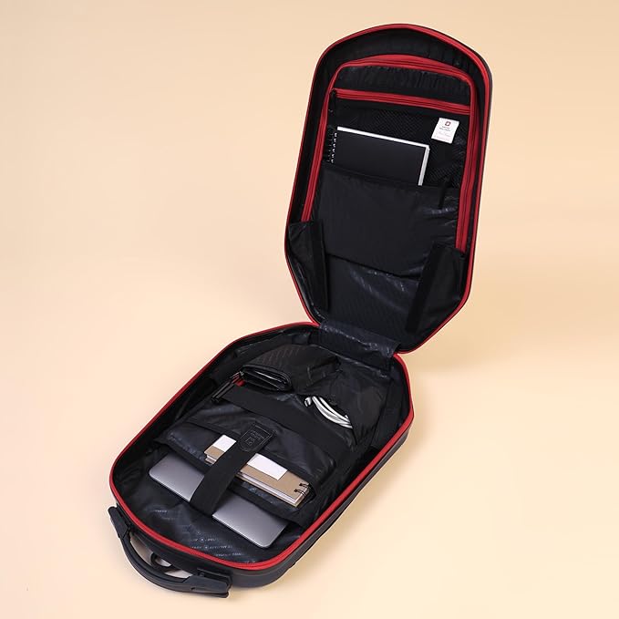 SWISS MILITARY Hard Shell Travel Backpack UFO, Alien Series Dimond Cut ABS Hardshell upto 15.6 Inch Laptop - Rajputtrade