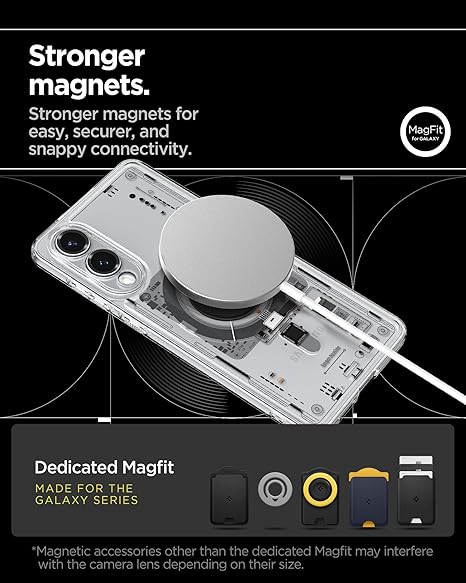 Spigen Ultra Hybrid MagFit for Samsung Galaxy S25 Edge Case, Galaxy S25 Edge Back Cover - Neo One