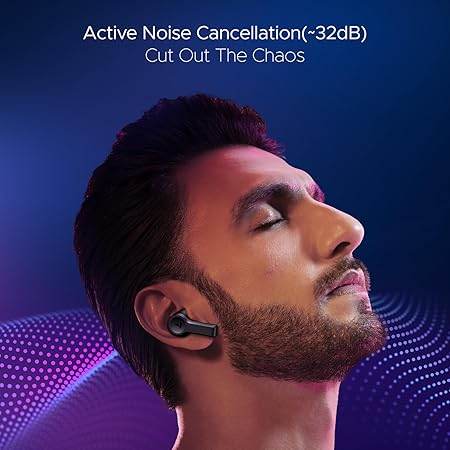 boAt Nirvana Lucid w/ 32 dB ANC, Multi-Point Connectivity, in-Ear Detection, 60HRS Playback, Hearables App, 4 Mics ENx, IPX5 Truly Wireless in Ear Earbuds, TWS Ear Buds(Gunmetal Black) - Rajputtrade