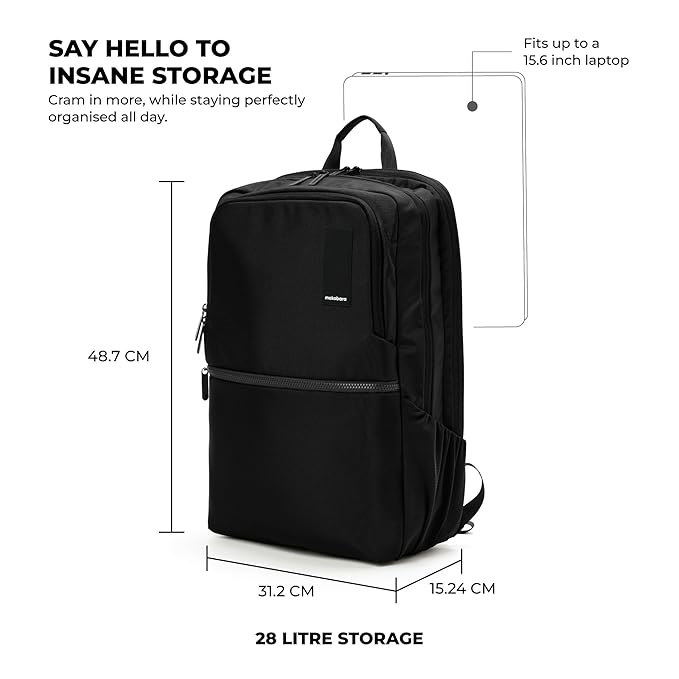 MOKOBARA The Kaleido Backpack, Water-Resistant 15.6" Laptop Bag with Luggage Sleeve for Work, Travel, and Daily Use - Suitable for Men and Women - Rajputtrade