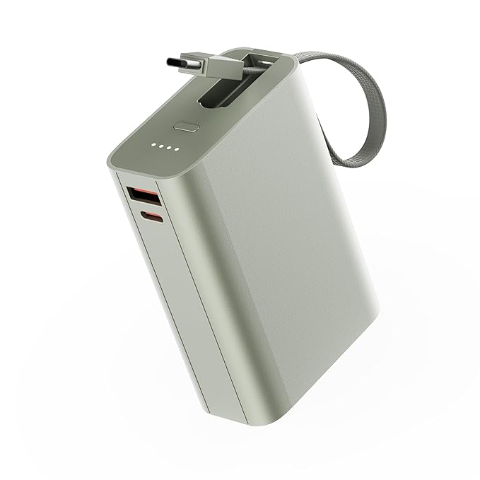 Ambrane 20000Mah Small Pocket Size Powerbank,USB Type-C Input (Minicharge 20,Titanium) - Rajputtrade