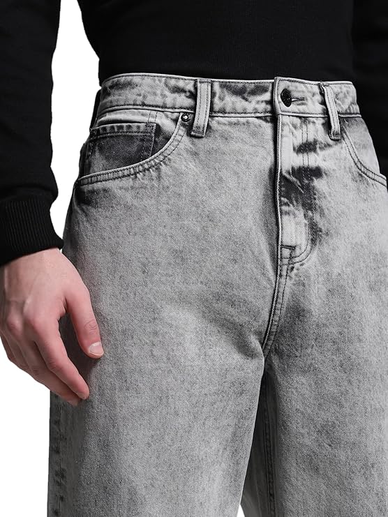JACK & JONES Men's Loose Mid Rise Jeans - Rajputtrade