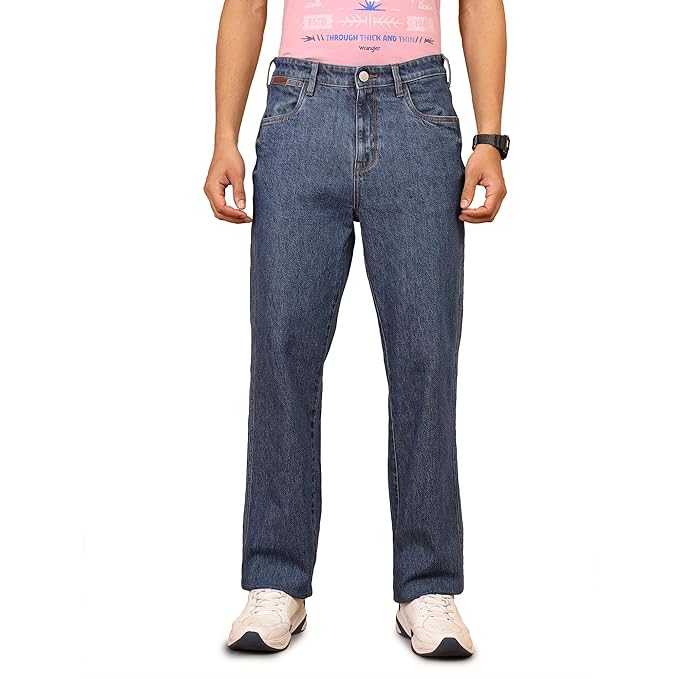Wrangler Men's Davidson Slim Fit Mid-Rise Jeans(Size-34) - Rajputtrade