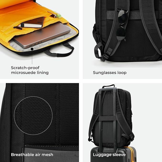 MOKOBARA The Kaleido Backpack, Water-Resistant 15.6" Laptop Bag with Luggage Sleeve for Work, Travel, and Daily Use - Suitable for Men and Women - Rajputtrade