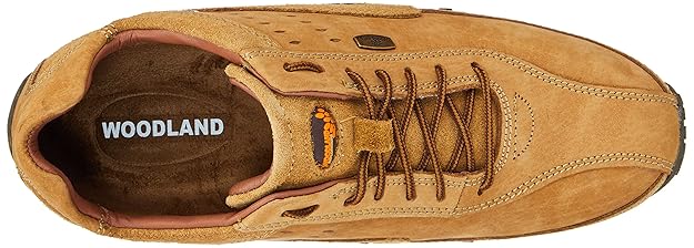 Woodland Men Lace Up Sneaker Shoes - CAMEL - Rajputtrade