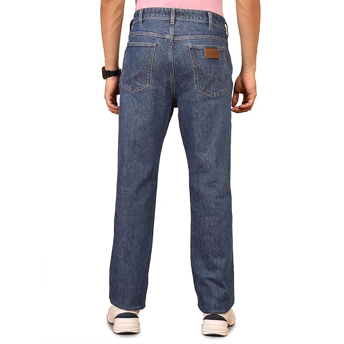 Wrangler Men's Davidson Slim Fit Mid-Rise Jeans(Size-34) - Rajputtrade