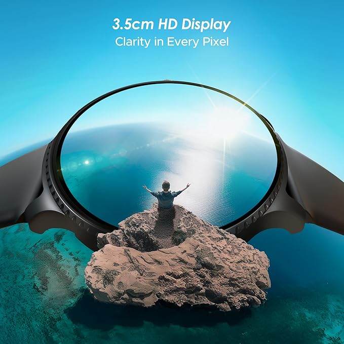 boAt Lunar Discovery w/ 1.39" (3.5 cm) HD Display, Smart Watch for Men & Women (Active Black) - Rajputtrade