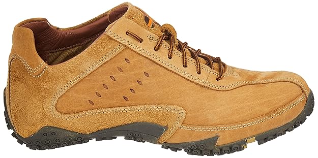 Woodland Men Lace Up Sneaker Shoes - CAMEL - Rajputtrade