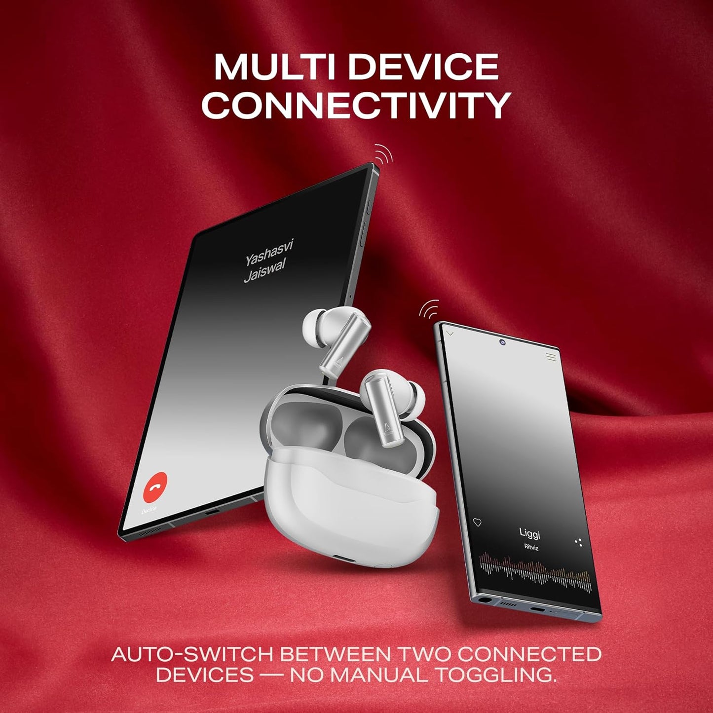 boAt Airdopes Prime 701 ANC (2025 Launch),46dB Hybrid ANC, 50Hr Battery, Real Spatial Audio, TWS Ear Buds Wireless Earphones with mic (3 Color Options)