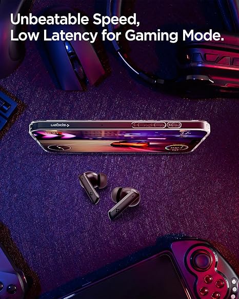 Spigen Audio Newly Launched SA-TW P20 True Wireless in Ear Earbuds with 30H Playtime, Upto 40dB 3 Multi-Mode ANC Pro, 10mm Driver (2 Color Options)