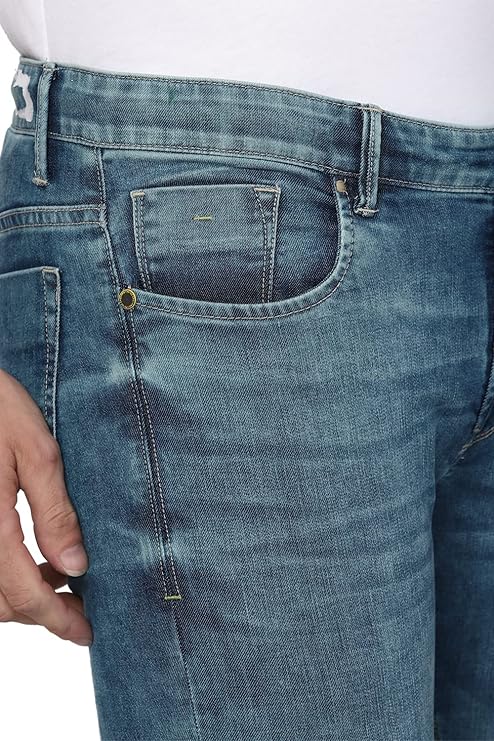 Peter England Men's Slim Fit Mid Rise Jeans - Rajputtrade