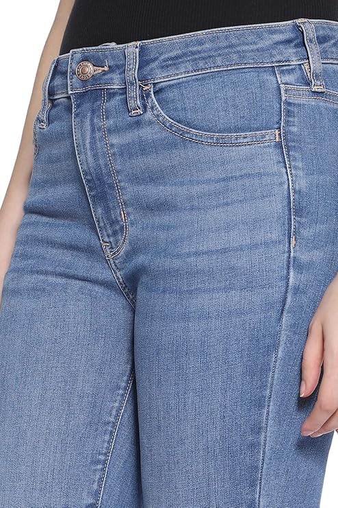 Women's Slim Jeans, Blue (Size 33) - Rajputtrade