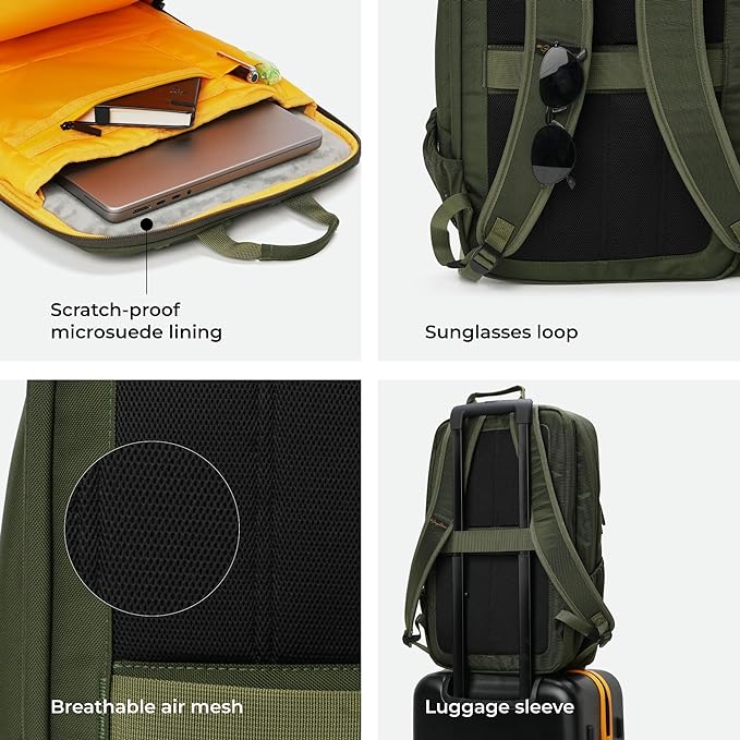 MOKOBARA The Kaleido Backpack, Water-Resistant 15.6" Laptop Bag with Luggage Sleeve for Work, Travel, and Daily Use - Suitable for Men and Women - Rajputtrade