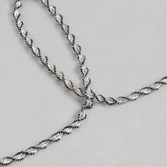 925 Sterling Silver Classy Anklet Pair for Women | Gift for Women & Girls | - Rajputtrade