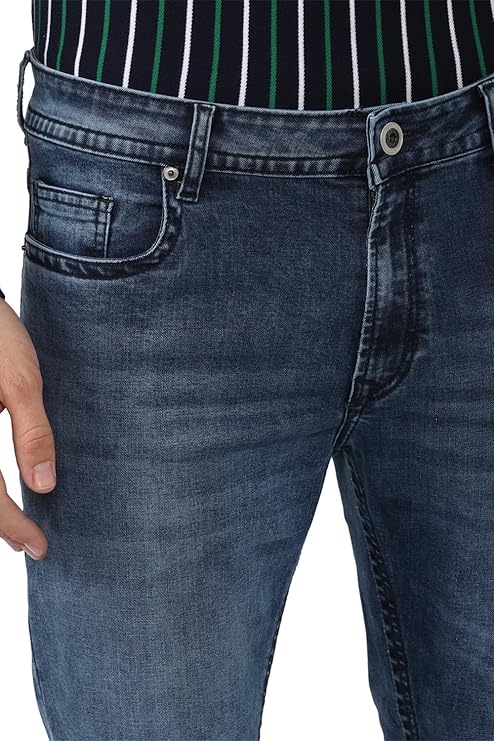 Peter England Men's Regular Fit Mid Rise Jeans - Rajputtrade