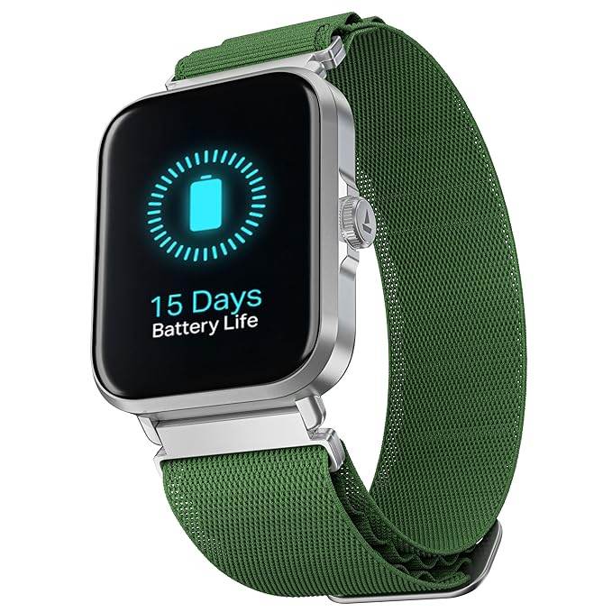 boAt New Launch Storm Infinity w/15 Days Extensive Battery fueled by Huge 550mAh Battery, 1.83”(4.65cm)HD Display (Sports Green) - Rajputtrade