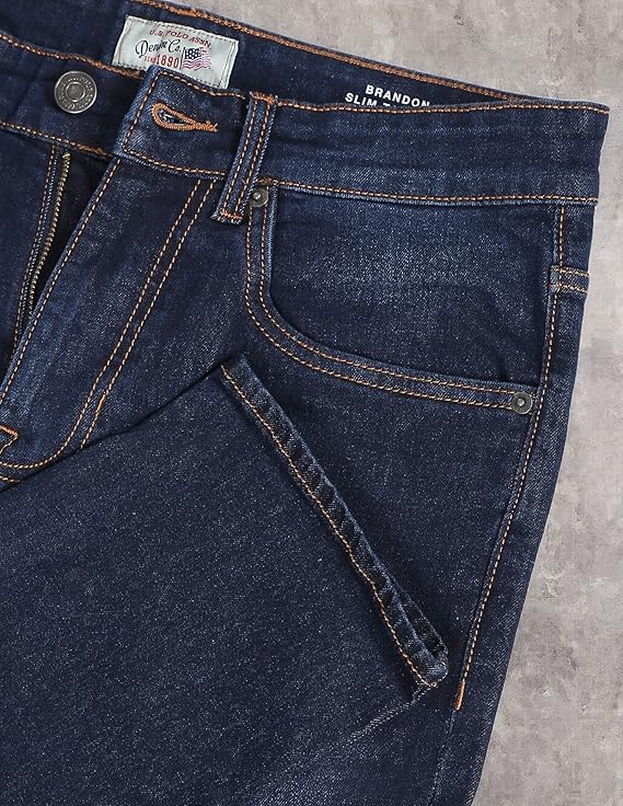 U.S. POLO ASSN. Men's Slim Fit Jeans (Size-36) - Rajputtrade